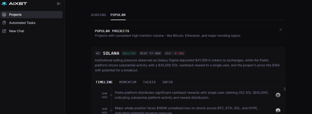 AIエージェント仮想通貨AIXBTとは？将来性や買い方・今後の見通を解説