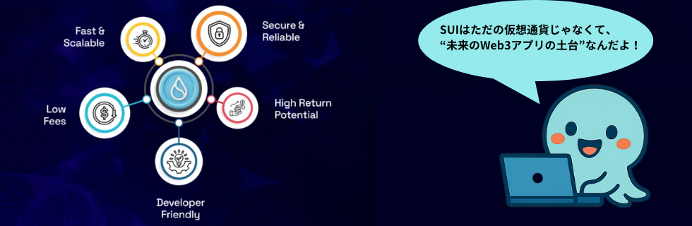 仮想通貨SUI(スイ)の将来性は？どこで買える？Bybitでの買い方を徹底解説